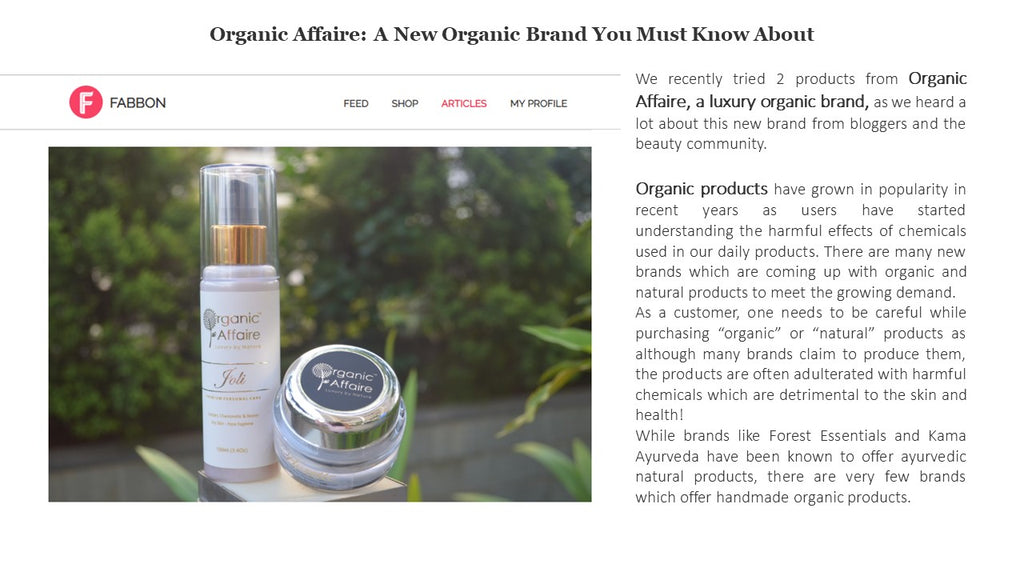 Organic Affaire by FABBON