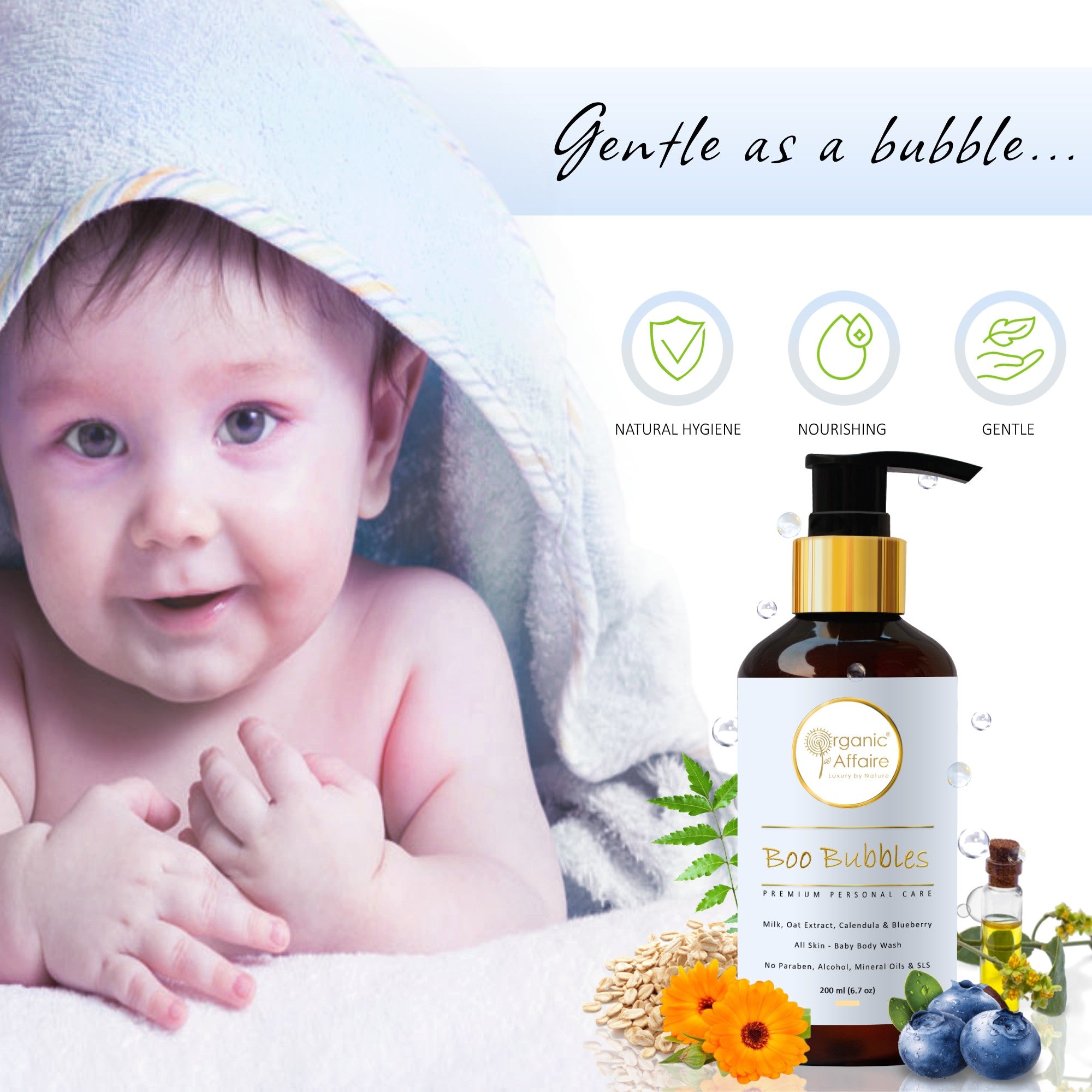 Daily Baby Care Combo – Baby Body Wash & Baby Body Lotion