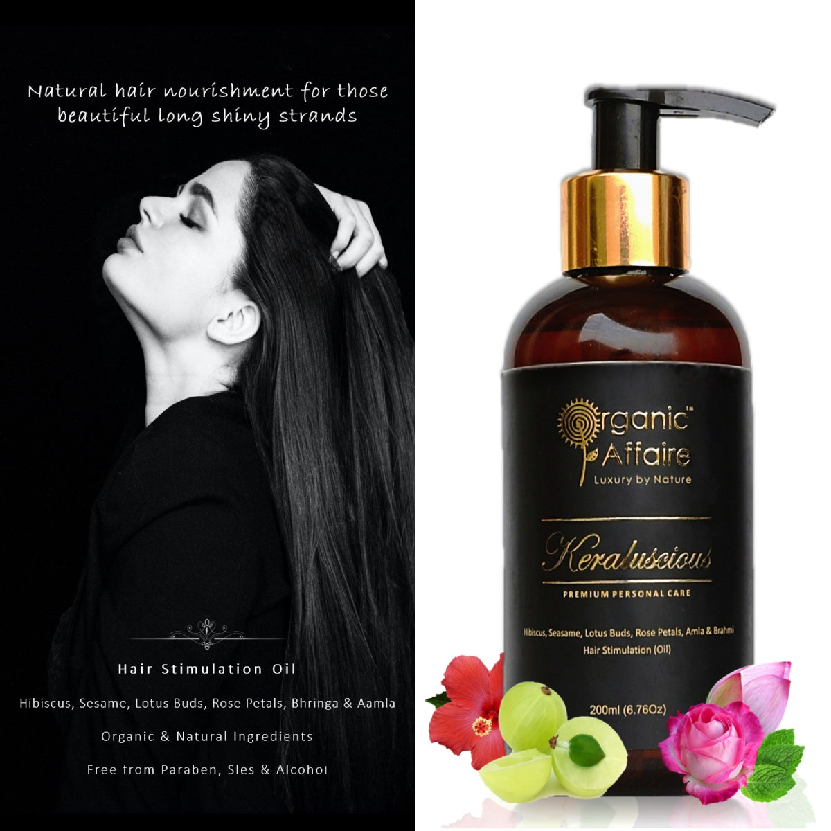 Daily Hair Care Combo – All-Hair Shampoo & Herbal Hair Oil
