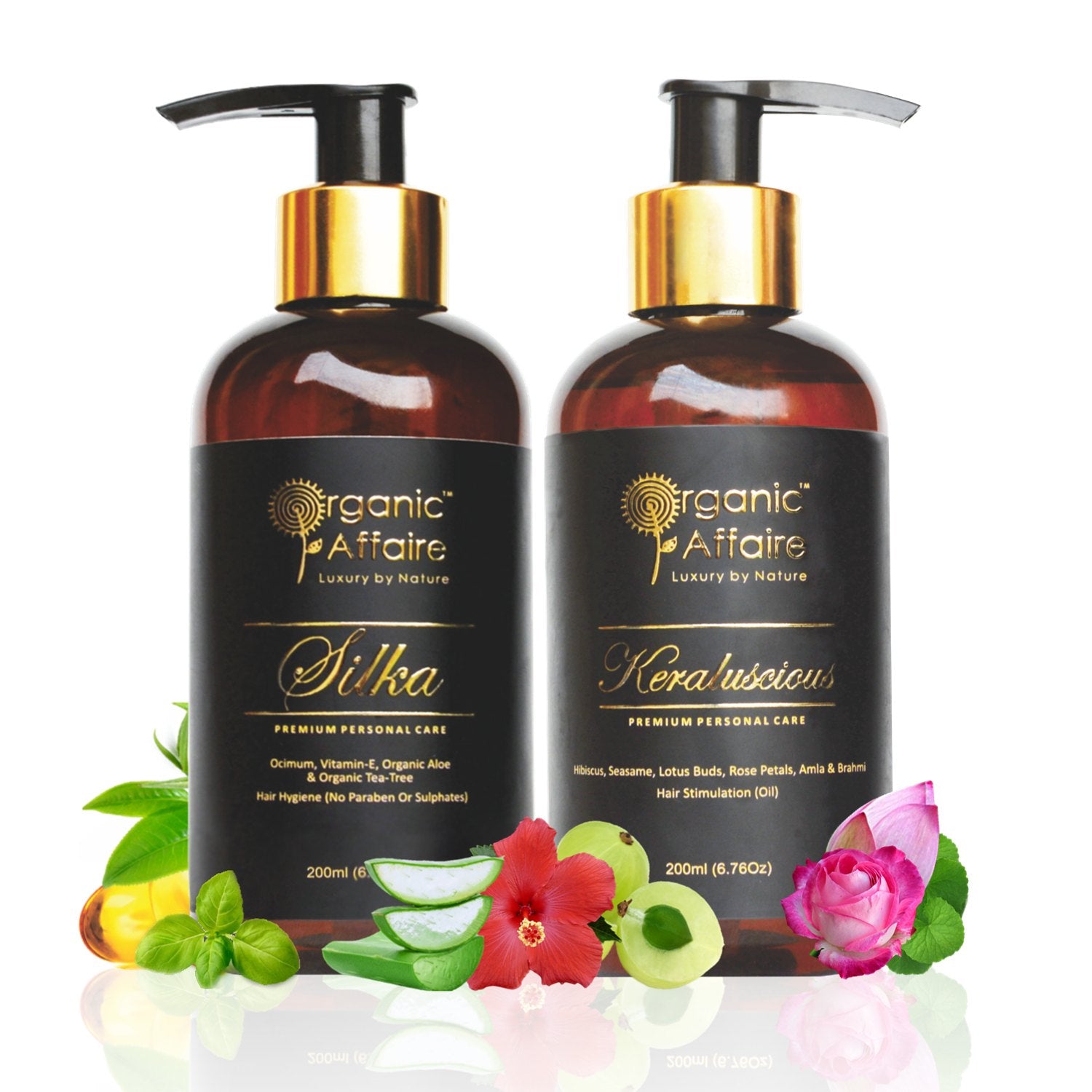 Daily Hair Care Combo – All-Hair Shampoo & Herbal Hair Oil