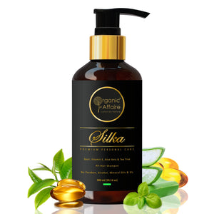 Silka, All-Hair Shampoo (Aloe, Basil & Tea Tree)